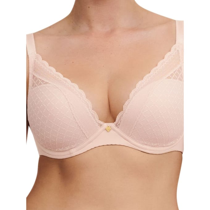 Chantelle - Norah Chic - Plunge T-Shirt Bh - Racerback - SOFT PINK