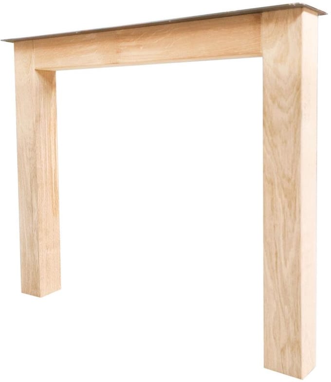FLE - N-poot massief eikenhout 80 bij 8 cm en hoogte 73 cm (8 x 8 cm)