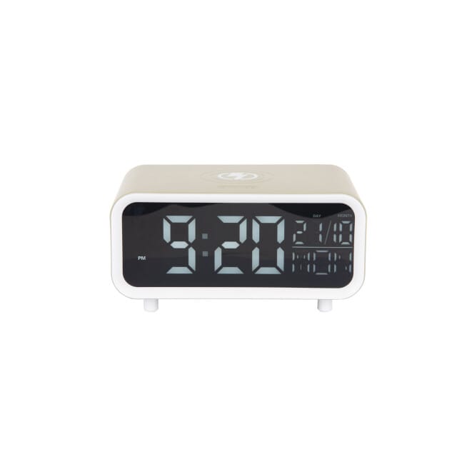 Karlsson wekker chunky led w. phone charger tea green