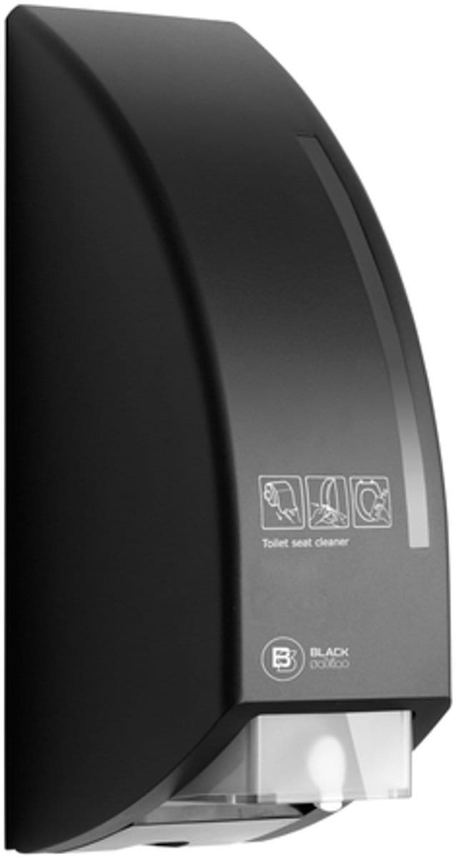 BlackSatino toiletbrilreiniger dispenser SC10 zwart