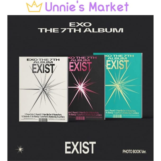 EXO - EXIST Fotoboek Ver. RANDOM_No poster blue