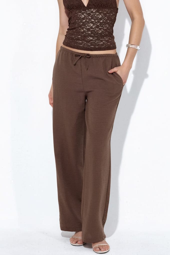 Dames Rechte Woven Broek