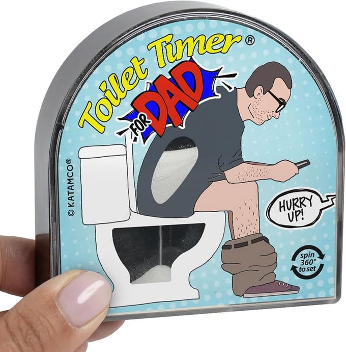 Grappige Zandloper voor de WC - 5 Minuten Timer voor Langer Toiletbezoek