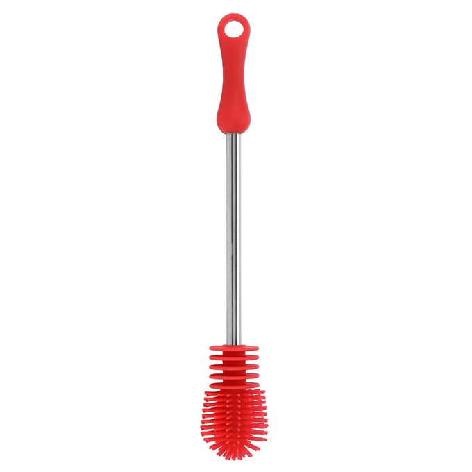 Brosse à biberons en silicone pour le nettoyage de la cuisine gray