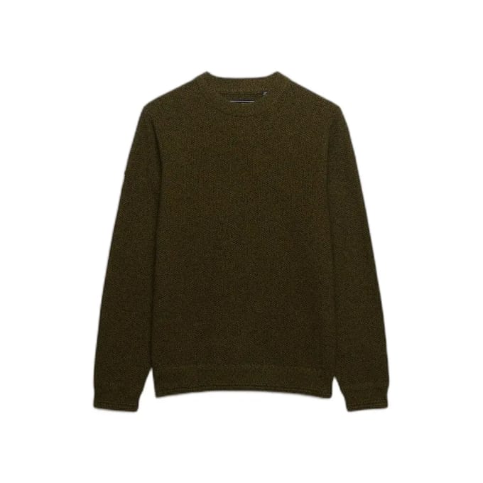 Superdry - Textuur Gebreide Trui Relaxed Pasvorm - Heren - Sweaters