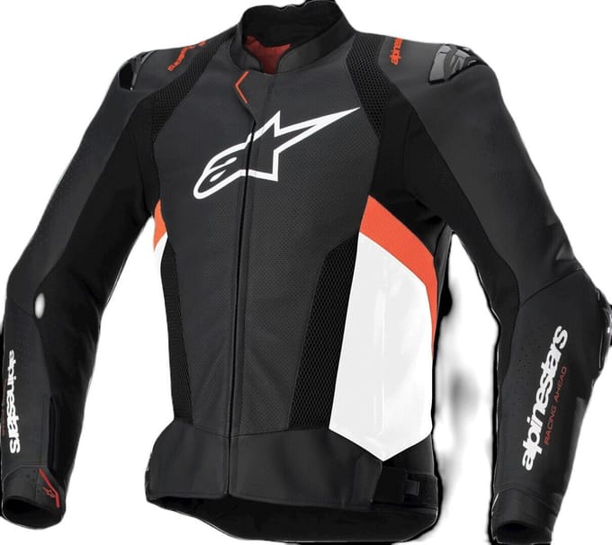 Alpinestars Missile V3 Airflow geperforeerde motorfiets lederen jas -
