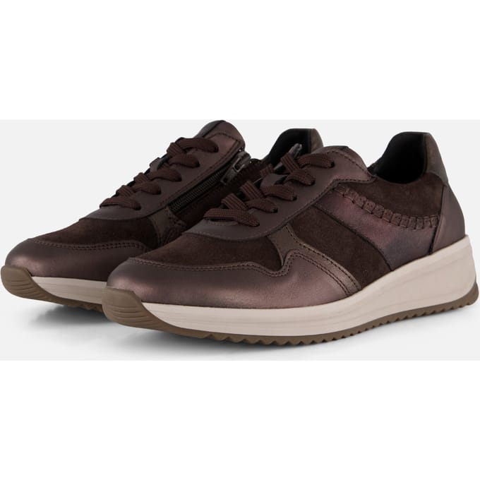 Feyn Sneakers brons Leer - Maat 36