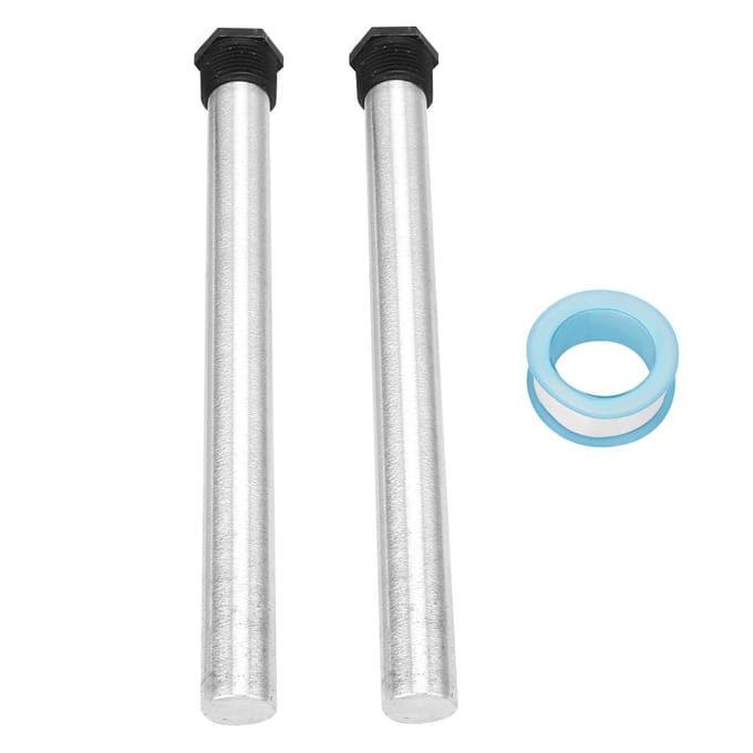 2 stuks 21x235mm Magnesium Anoderod voor Waterverwarmer NPT3/4 Schroefdraad white
