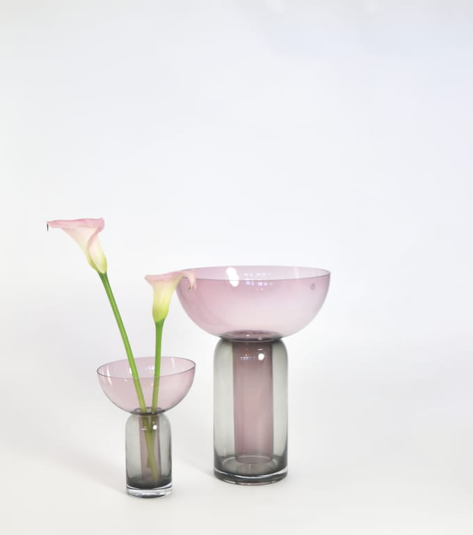 AYTM - Torus Vaas - rosa - Hoogte/Ø 19,5 x 15 cm - roze