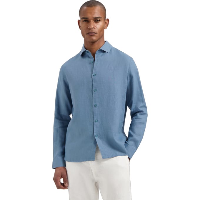 Dstrezzed Ds-jagger Shirt Provincial Blue Größe: M | Casual hemden Outlet | Herren | Blau