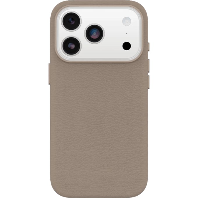 OtterBox Symmetry Cactus Leather Camera Control Apple iPhone 17 Pro Cottonwood Glen - light grey