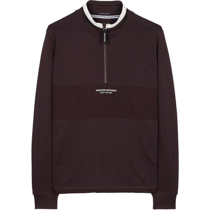 Weekend Offender Lusaka Heren Donkere Chocolade Trui