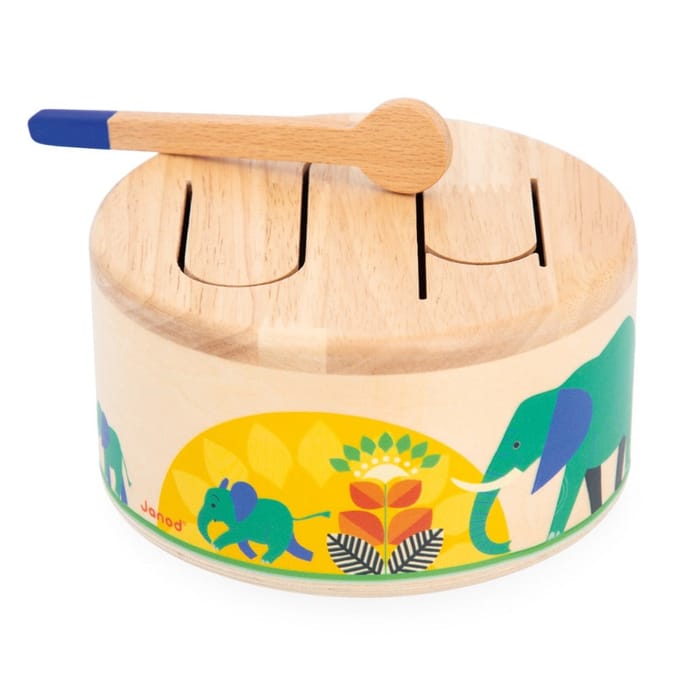 Janod - Gioia - Houten babytrommel - Jungle