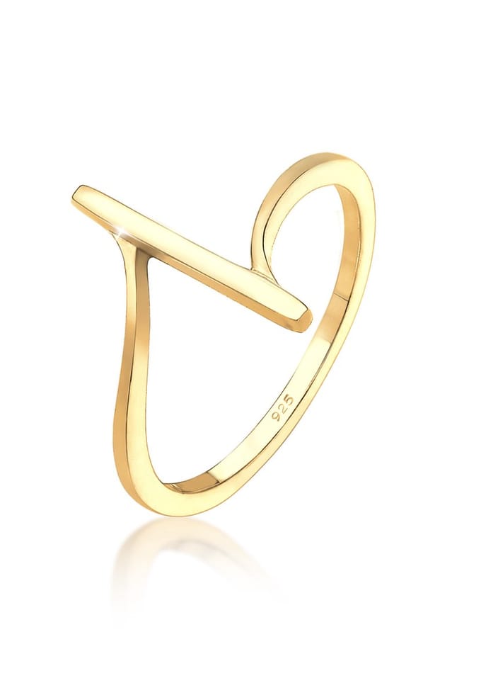 Elli - Ring - Dames armband Geo Shapes Cool Basis Minimaal in 925 sterling zilver - Dames