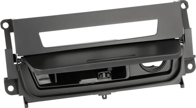 1-DIN Paneel geschikt voor BMW 3-Serie (E90/E91/E92/E93) 2005-2013 Kleur: Zwart