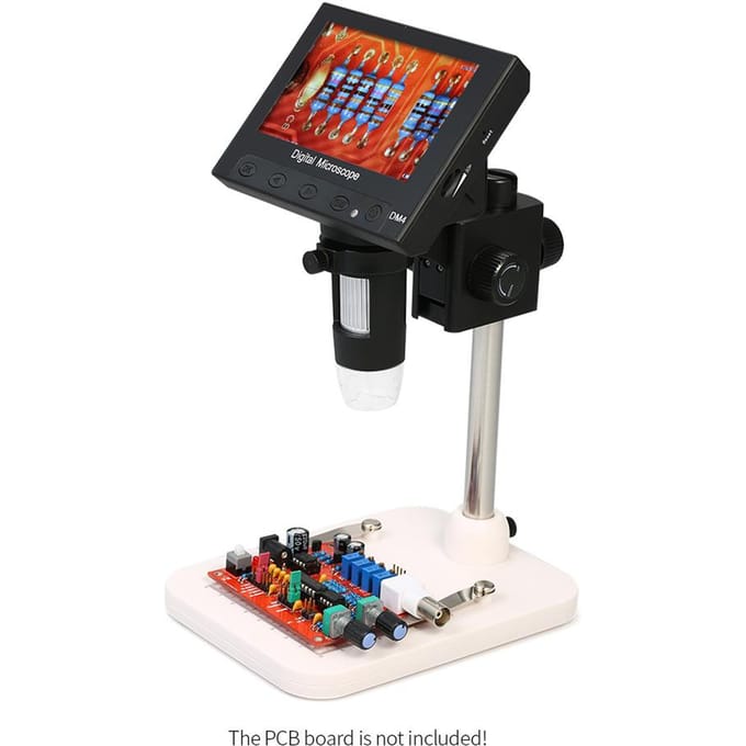 1000X 4,3  LCD-scherm draagbare microscoop 720P LED digitale vergrootglas met houder voor printplaat