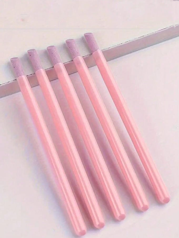 Manicure Kwarts & Keramiek Carving Polijst Pen Set, 45 Graden Dode Huid & Nagelriem Verwijderaar Nagel Nagelriem Verwijderaar