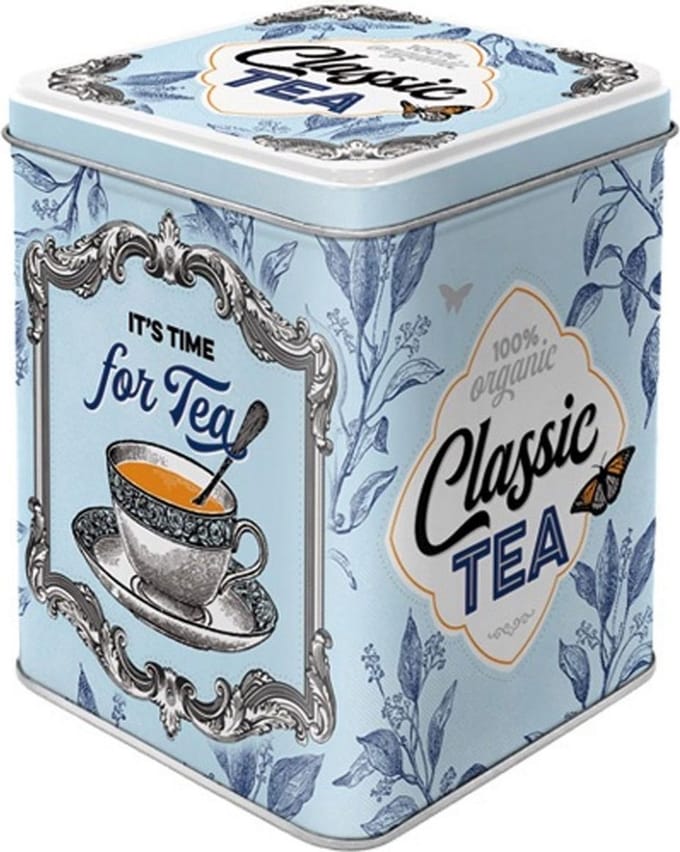 Nostalgic Art - Classic Tea - 3D Design Metalen Theedoosje