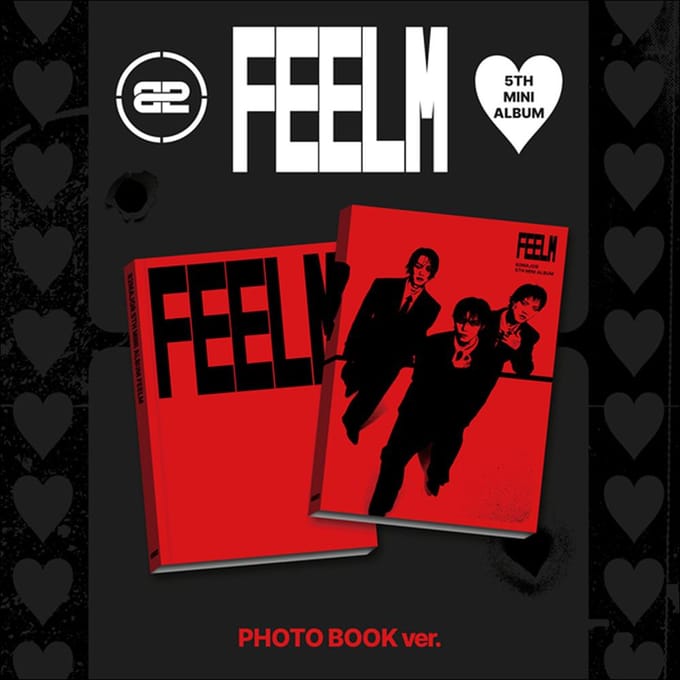 82MAJOR [FEELM] FOTOBEK ver. / 5E MINI-ALBUM + Gratis Cadeau 1EA black