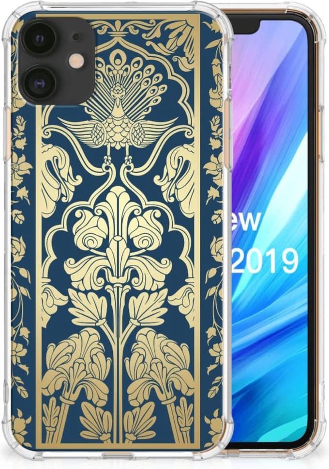 Apple iPhone 11 Case Beige Flowers