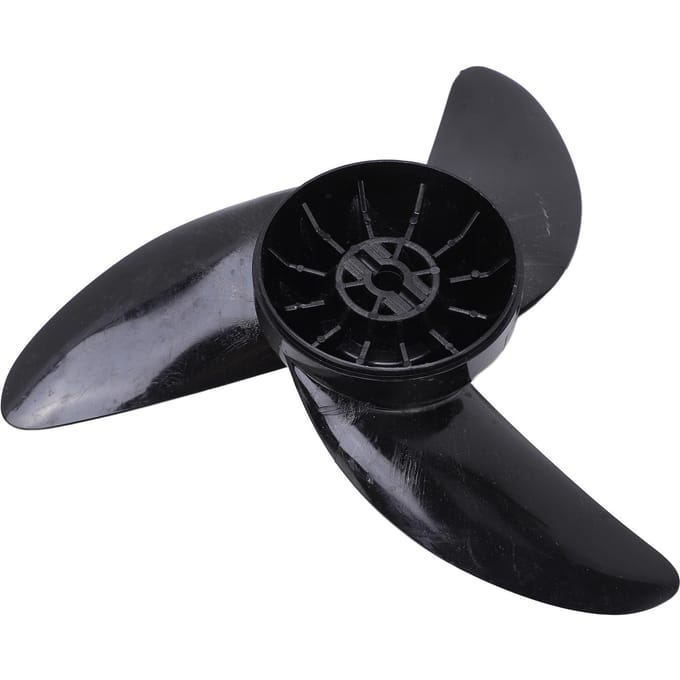 3-blads propeller voor boot Technische kunststof Elektrische roterende propeller voor boegschroef 12V black