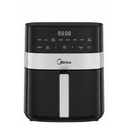 Midea MF-CN65E digitale airfryer, 6,5 L, zwart