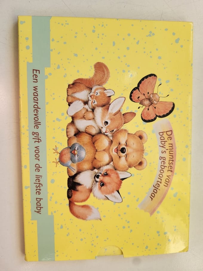 De muntset van baby's geboortejaar 1996