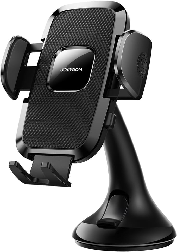 Joyroom JR-ZS259 mechanical car holder universal for phone on cockpit / window - black