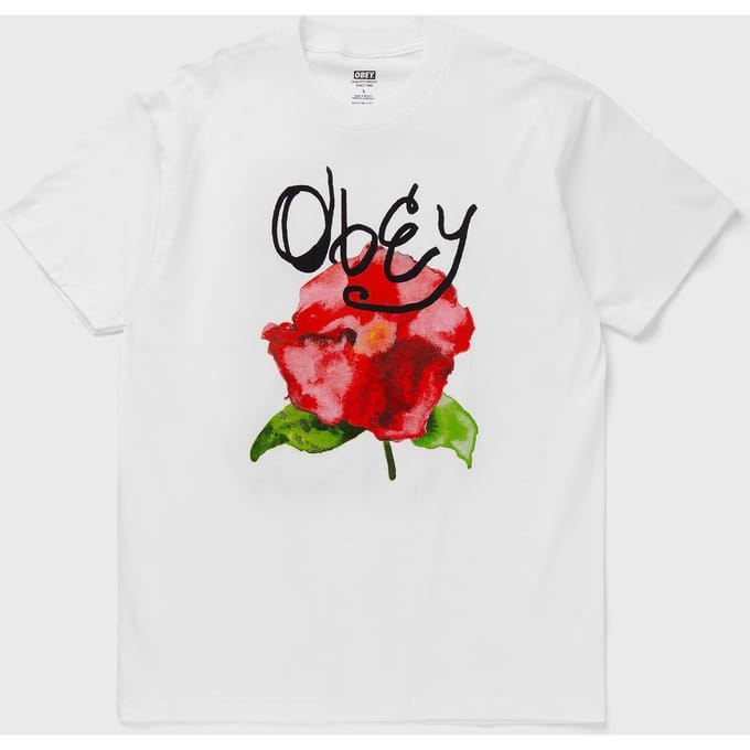 Obey watercolor poppy