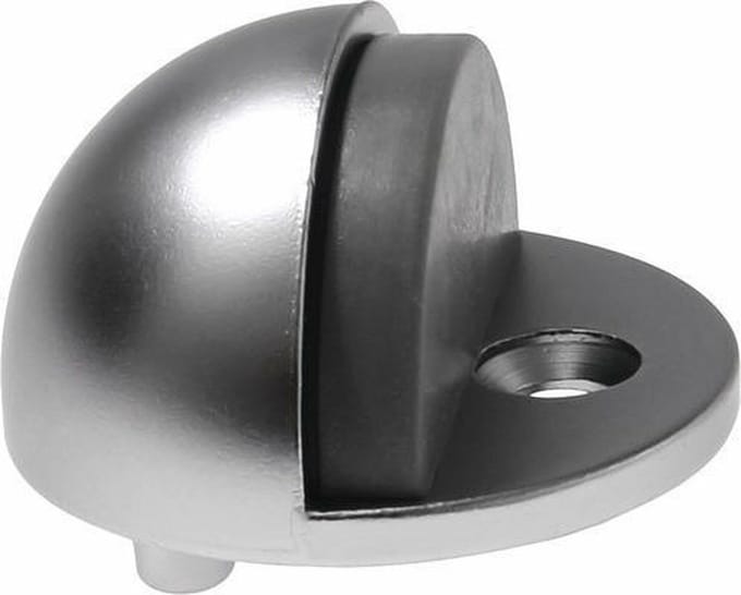 Protect-it Deurstopper/deurbuffer Moon - 1x - D45mm - verchroomd - mat