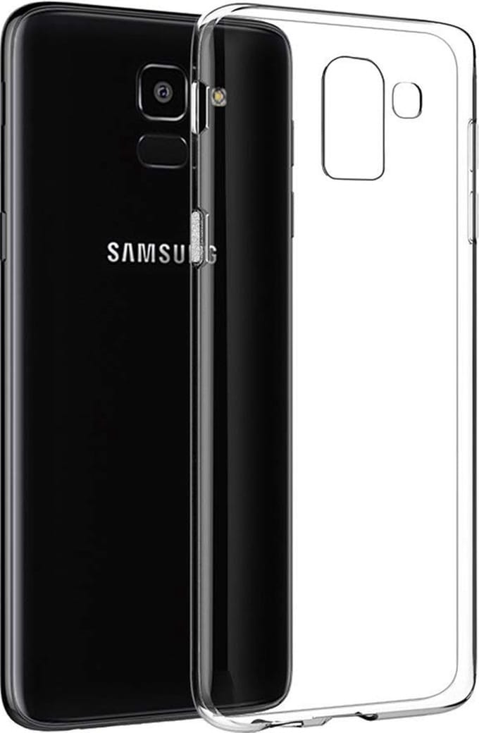 Hoesje voor Samsung Galaxy J6 2018 backcover Shockproof siliconen Transparant