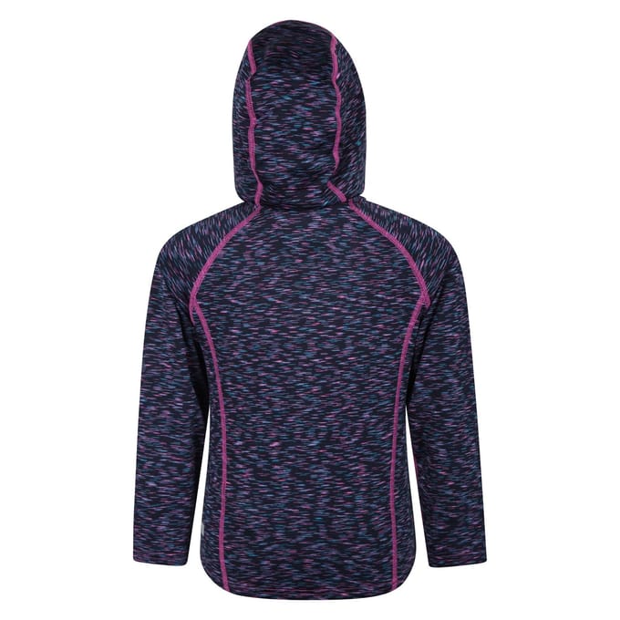 Mountain Warehouse Kinder/Kids Kayleigh II Stripe Full Zip Hoodie (Indigo)