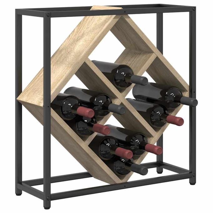 Étagère à vin Chêne Sonoma 51 x 18 x 52,5 cm Panneau de particules