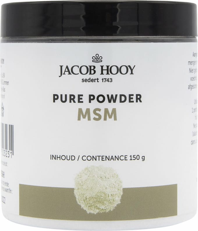 Jacob Hooy Pure Powder MSM 150 Gram