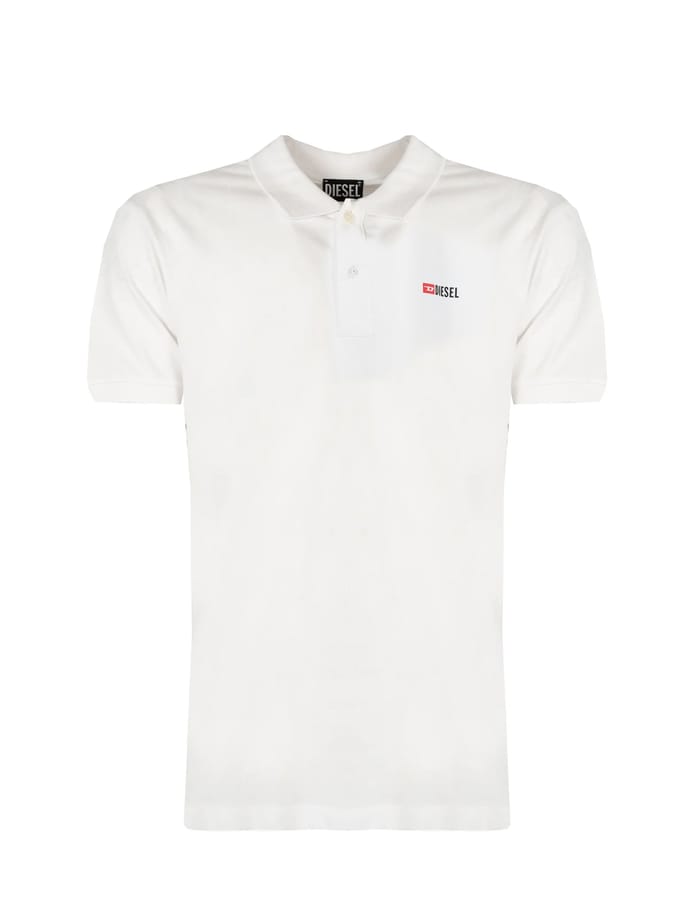 Diesel T-Smith-Div wit poloshirt