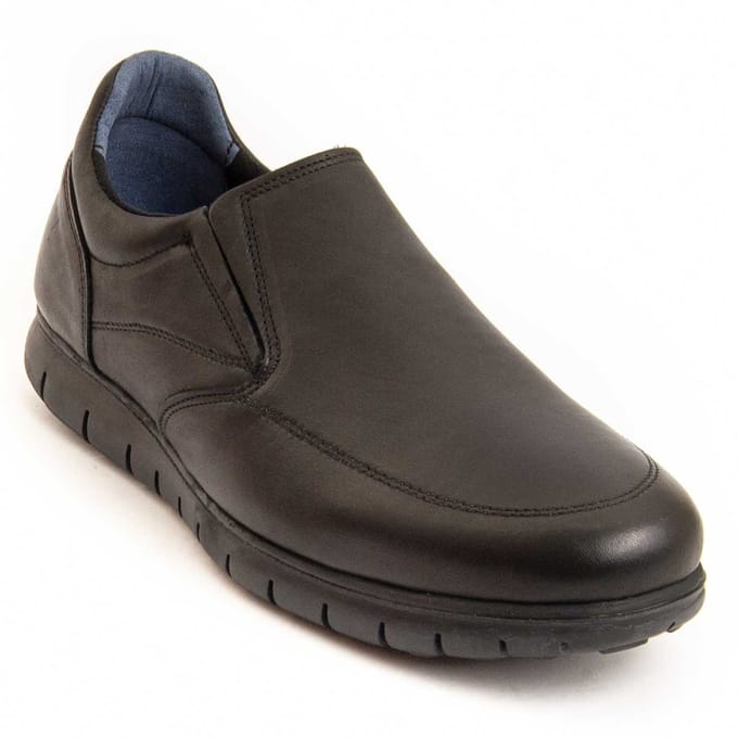 Mocasín De Piel Para Hombre.  Purapiel  Komodo2  95723 39 zwart