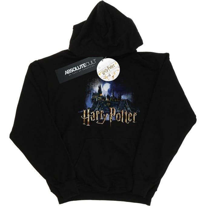Harry Potter Jongens Zweinstein Kasteel Hoodie (Zwart)