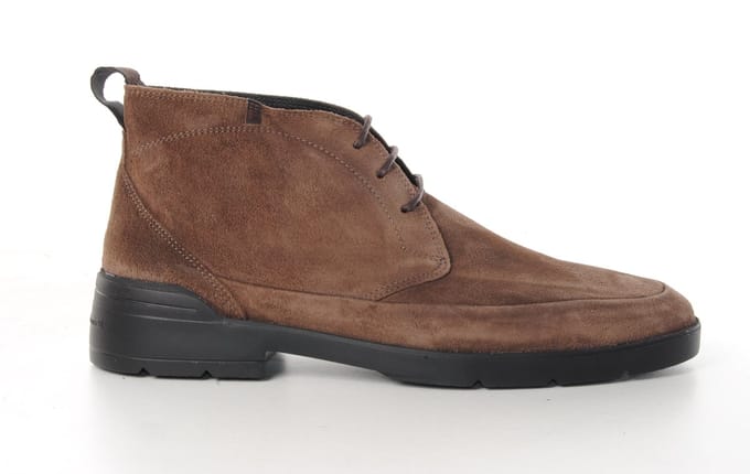 Floris van Bommel chukka boot De Venker suède taupe