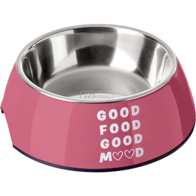 Hunter Melamine Voerbak Chester 350ml, Ø17,5cm hond en kat