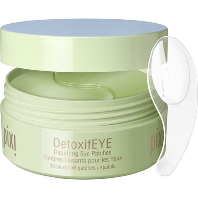 Pixi Beauty, Skintreats, DetoxifEye, Patchs décongestionnants pour les yeux, 30 paires + cuillères beige