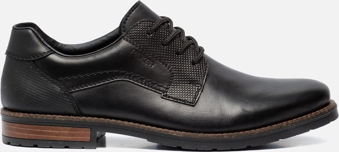 Rieker Gradin Veterschoenen zwart Leer - Maat 42