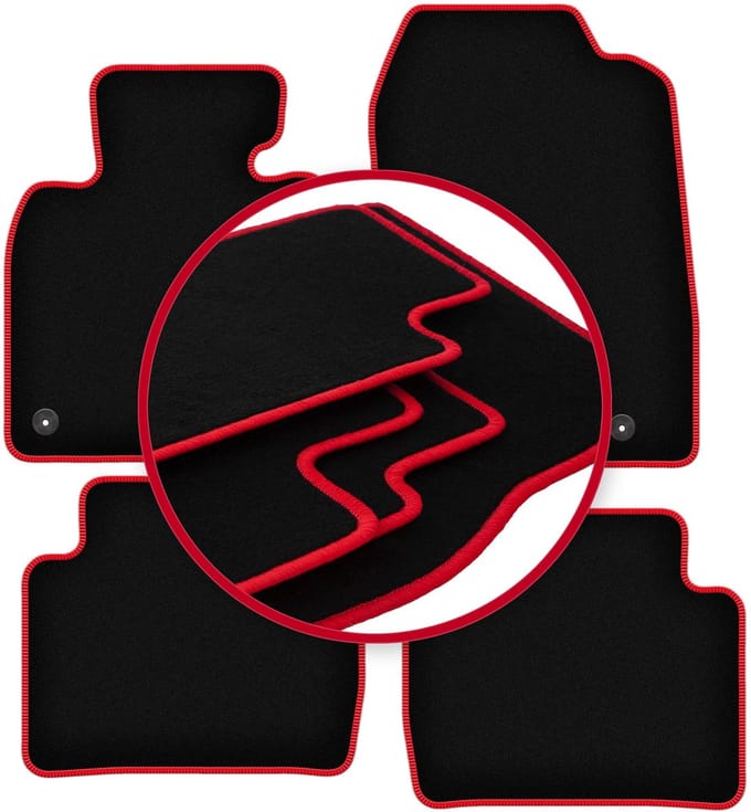 CARLUX-RED automatten voor: Mazda CX-5 II SUV (2017-)