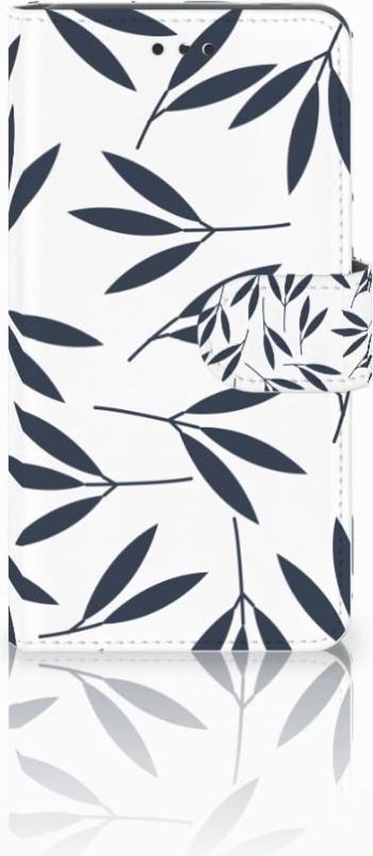 Nokia 7 Hoesje Leaves Blue