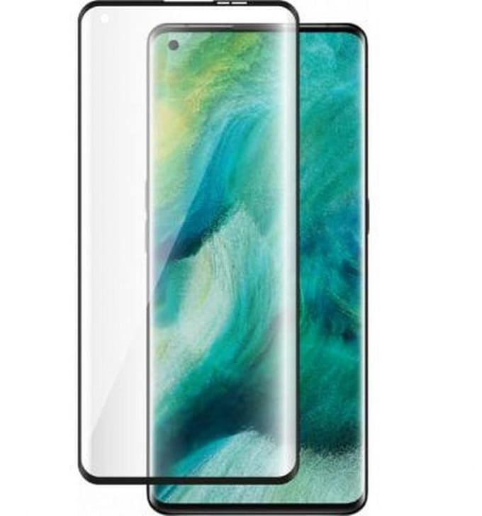 Bigben Connected, Screenprotector geschikt voor Oppo Find X2 Pro - Tempered Glass 3D & Anti-Scratch, Transparant