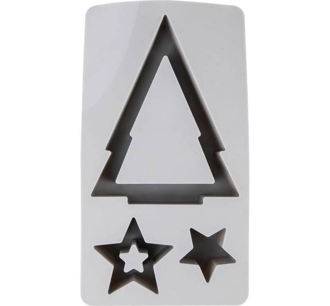 Gietvorm "Theelichtje boom en sterren"