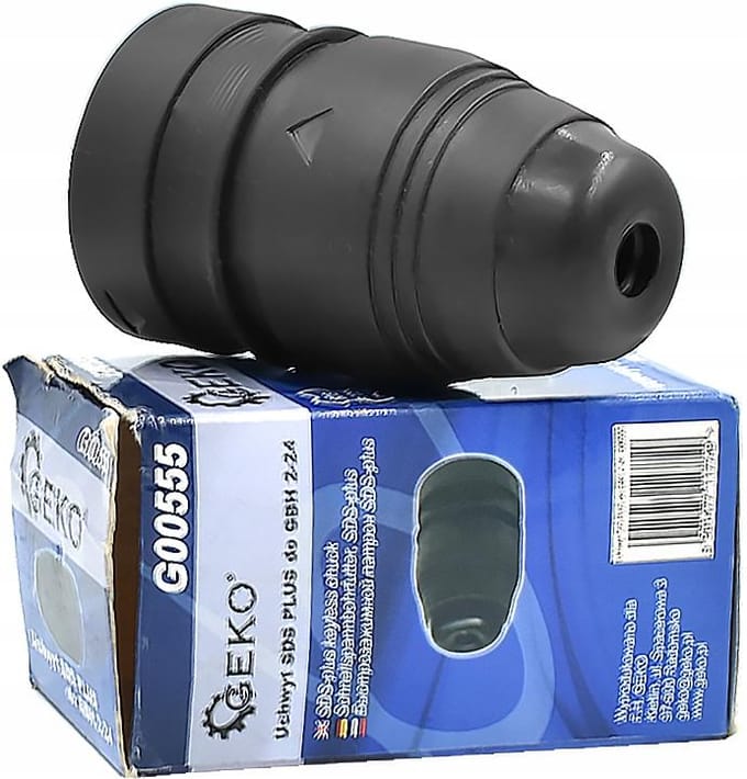 GEKO SDS Plus boorkop - sleutelvrij - gehard staal - 1-16 mm