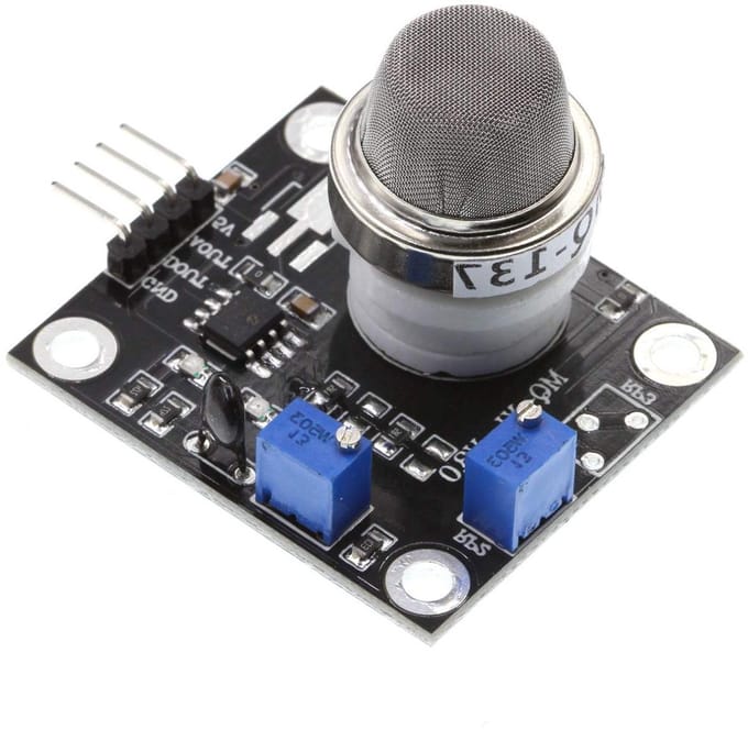 Gas Sensor Module - Ammoniak Sensor - Luchtkwaliteit Meten - NH3 Detectie - 40 x 28 mm - Zwart