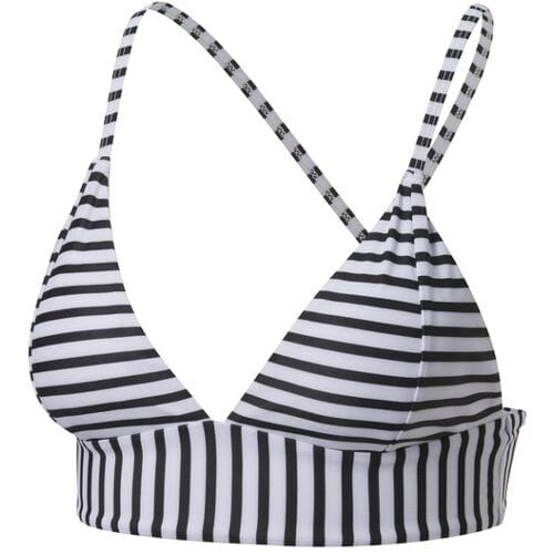 CRIVIT Dames bikinitop (Zwart/wit, 36)