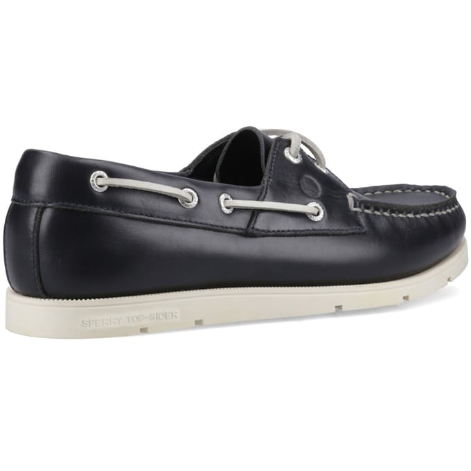 Sperry Oakland 2 Eye Boot Leer Heren Marineblauwe Bootschoenen