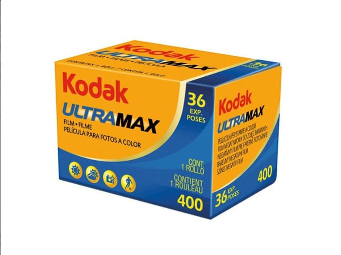 3 x Kodak Utramax 400 iso 36exp.